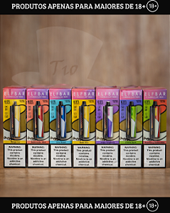 Descartável Elfbar E-Shisha 18k - 0.5% (5mg)