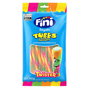 Tubes Twister Azedinho 240g - Fini