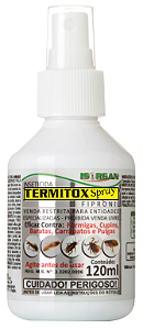 Termitox Spray 120ml - Formigas, Cupins, Carrapatos, Pulgas, Baratas, etc.