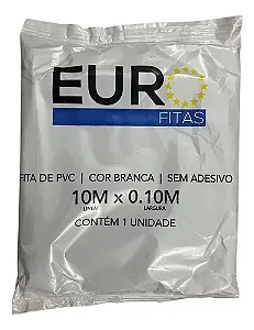 Fita PVC Branca Isolamento Ar Condicionado Split 100mm x 10m