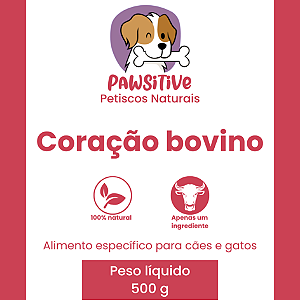 Coração bovino 500g