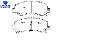 Jogo Pastilha Freio Dianteiro - SYL - S10 2.5 16v após 2014...