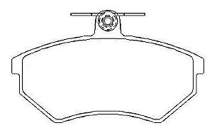 Jogo Pastilha Freio Dianteiro - TK Freios - Passat 2.8 30v  1991 a 1993