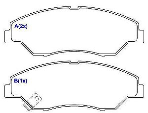 Jogo Pastilha Freio Dianteiro - Bendix - Sportage 2.0 16v 1993 a 2003 - C/Alarme