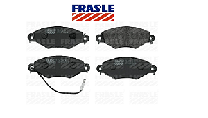 Jogo Pastilha Freio Dianteiro - Frasle - Kangoo 1.0/1.6 16v 2002 a 2018 - C/Sensor