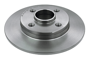 Par Disco Freio Traseiro - Hiperfreios - Peugeot 208 1.2/1.6 12v/16v 2013 a 2020