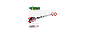 Barra Axial Direção - Corsa 1.0/1.6/1.8 8v 1994 a 2012 - D/Mecânico (14x1.5 / 14x1.5 - 323mm)