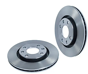 Par Disco Freio Dianteiro - Citroen C5 1.8 16v após 2001... - Disco Ventilado