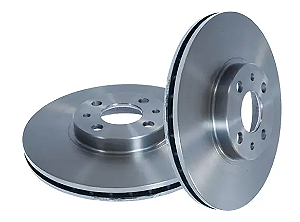 Par Disco Freio Dianteiro - New KA 1.0 12v - 1.5 16v após 2013... - Disco Ventilado