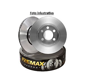 Par Disco Freio Dianteiro - Fremax - Fiesta 1.6 16v 2013 a 2019 - Disco Ventilado