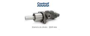Cilindro Mestre de Freio - Controil - Fiesta 1.0/1.6 8v - Zetec Rocam 2004 a 2014 - S/ABS