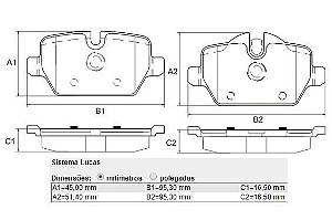 Jogo Pastilha Freio Traseiro BMW 320i 2.0 16v 2005 a 2011