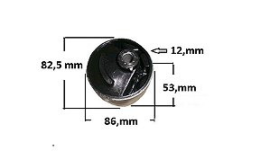 Refil da Bucha Coxim Motor e Câmbio - Jahu - Grand Caravan  3.3 24v 1997 a 2002 - 86mm / 12mm