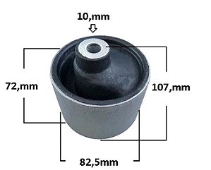 Refil da Bucha Coxim Motor LE - Jahu - Honda FIT 1.4/1.5 8v 2003 a 2008 - 10mm