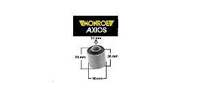 Refil Da Bucha Coxim Motor - Peugeot 106 1.0 8v 1991 a 2003 - 30mm/12mm