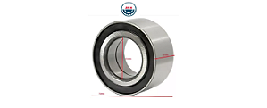 Rolamento Roda Dianteira - Audi A6 2.8 12v 1997 a 2001 - S/ABS