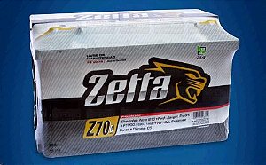 Bateria - 70 Amperes - Zetta - Caixa Baixa  - Base Troca - Retirar na Loja