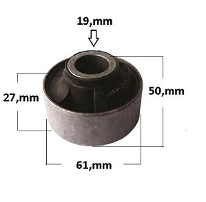 Bucha Bandeja Dianteira - FIT 1.4 8v - 1.5 16v 2003 a 2008 - P/Traseira