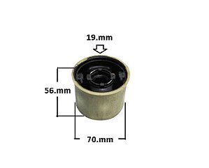 Bucha Bandeja Dianteira - CRV 2.0 16v após 2007... - P/Traseira Refil