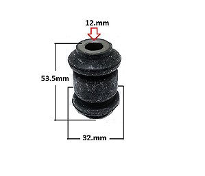 Bucha Bandeja Dianteira - Saveiro G7 1.6 8v/16v após 2016... - P/Dianteira