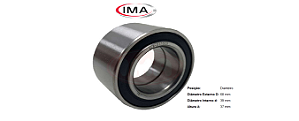 Rolamento Roda Dianteira - Courier 1.3 8v - 1.4 16v 1996 a 2000 - S/ABS