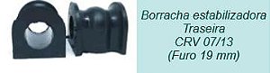 Borracha Barra Estabilizador Traseiro - CRV 2.0 16v 2007 a 2013 - 19mm