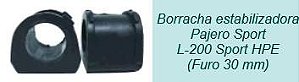 Borracha Barra Estabilizador Dianteiro - Brokits - Pajero Sport 2.5 8v - 3.5 24v 2005 a 2011 - 30mm