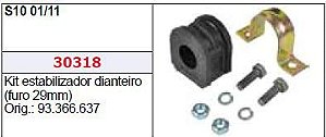 Kit Barra Estabilizador Dianteiro - S10 2.4 8v - 2.8 12v 2001 a 2011 - 29mm