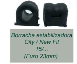 Borracha Barra Estabilizador Dianteiro - Brokits - Honda City 1.4 16v - 1.5 16v após 2015... - 23mm