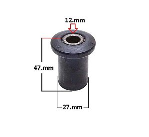 Bucha Suspensão Feixe Mola Traseira - Courier 1.3 8v - 1.4 16v 1997 a 1999 - Agema