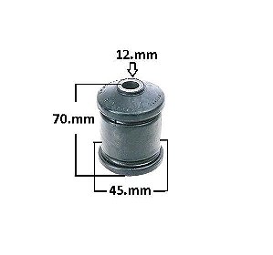 Bucha Eixo Suspensão Traseira - Suspex - Omega 2.0/2.2 8v 1993 a 1998