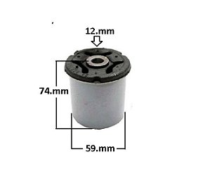 Bucha Eixo Suspensão Traseiro - Vibrasil - Astra 2.0 8v/16v 1995 a 1996