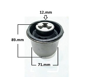 Bucha Eixo Suspensão Traseira -  Bora 2.0 8v 1999 a 2010