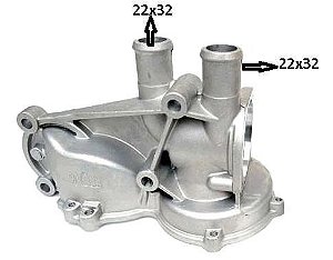 Suporte Carcaça Bomba Dagua - Pampa 1.8 8v - AP 1990 a 1997