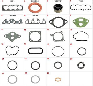 Kit Retificação Cabeçote Superior - Zafira 2.0 8v 2004 a 2012