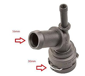 Flange Conexão Ar Quente - Polo Sedan após 2002...