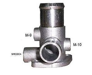 Flange Entrada Dágua ao Cabeçote - Quantum 2.0 8v AP - EFi Digital 1993 a 1996