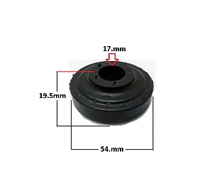 Bucha Suspensão Dianteira Travessa  - Jahu - Caravan até 1979