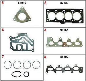 Kit Retificação Cabeçote Superior - Kangoo 1.6 16v após 2007...