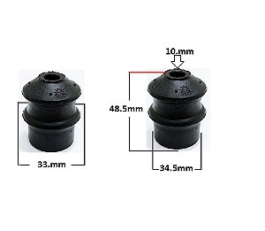 Bucha Quadro Motor Dianteiro P/Traseira - Fox após 1997... - Furo 10mm*