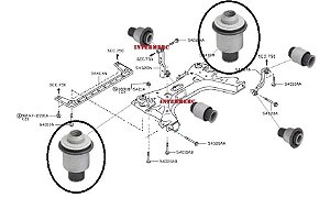 Bucha Quadro Motor Dianteiro - Livina 1.6/1.8 16v 2009 a 2014 - 41mm
