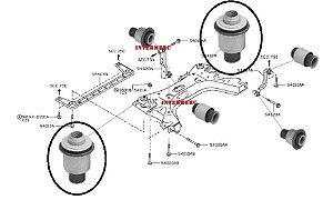 Bucha Quadro Motor Dianteiro - Jahu - Livina 1.6/1.8 16v 2009 a 2014 - 41mm