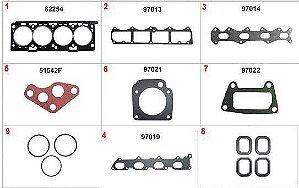 Kit Retificação Cabeçote Superior - Sabo - Strada 1.6 16v - LX / Working 1998 a 2001