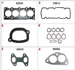 Kit Retificação Cabeçote Superior - Sabo - Uno 1.0/1.3 8v - Fire 2001 a 2010