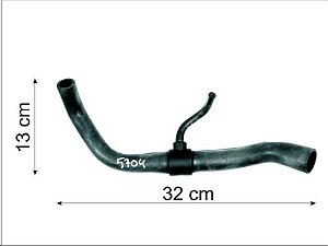 Mangueira Respiro Óleo Motor ao Filtro Antichama - Saveiro G5 1.6 8v 2008 a 2014