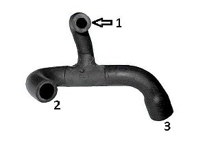 Mangueira Respiro Óleo Motor - Monza 2.0 8v MPFI após 1990...