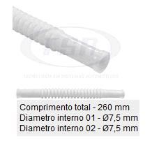 Mangueira Injeção Bomba Elétrica - 250mm - 7.5 x 7.5 - Golf 2.8 24v - V6 2002 a 2003