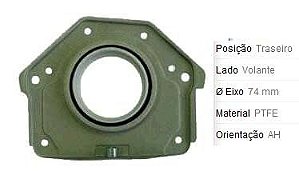 Retentor Motor Traseiro - Virabrequim/Mancal/Volante - Fiat 500 / Cinquecento 1.4 8v - Fire EVO 2011 a 2015