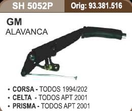 Alavanca Freio Mão - Corsa 1.0/1.4/1.6 8v/16v 1994 a 2002