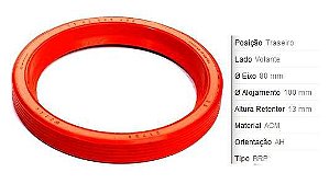 Retentor Motor Traseiro - Virabrequim/Mancal/Volante -  Megane 1.6 16v 1997 a 2012